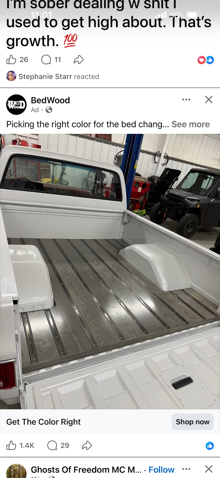 Future bed liner to be wood