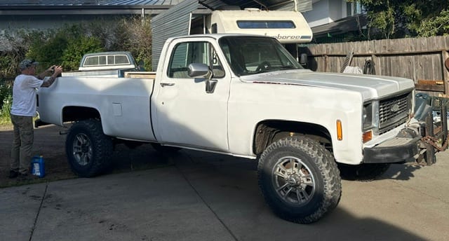 Next weekend we removed the rack and tool box