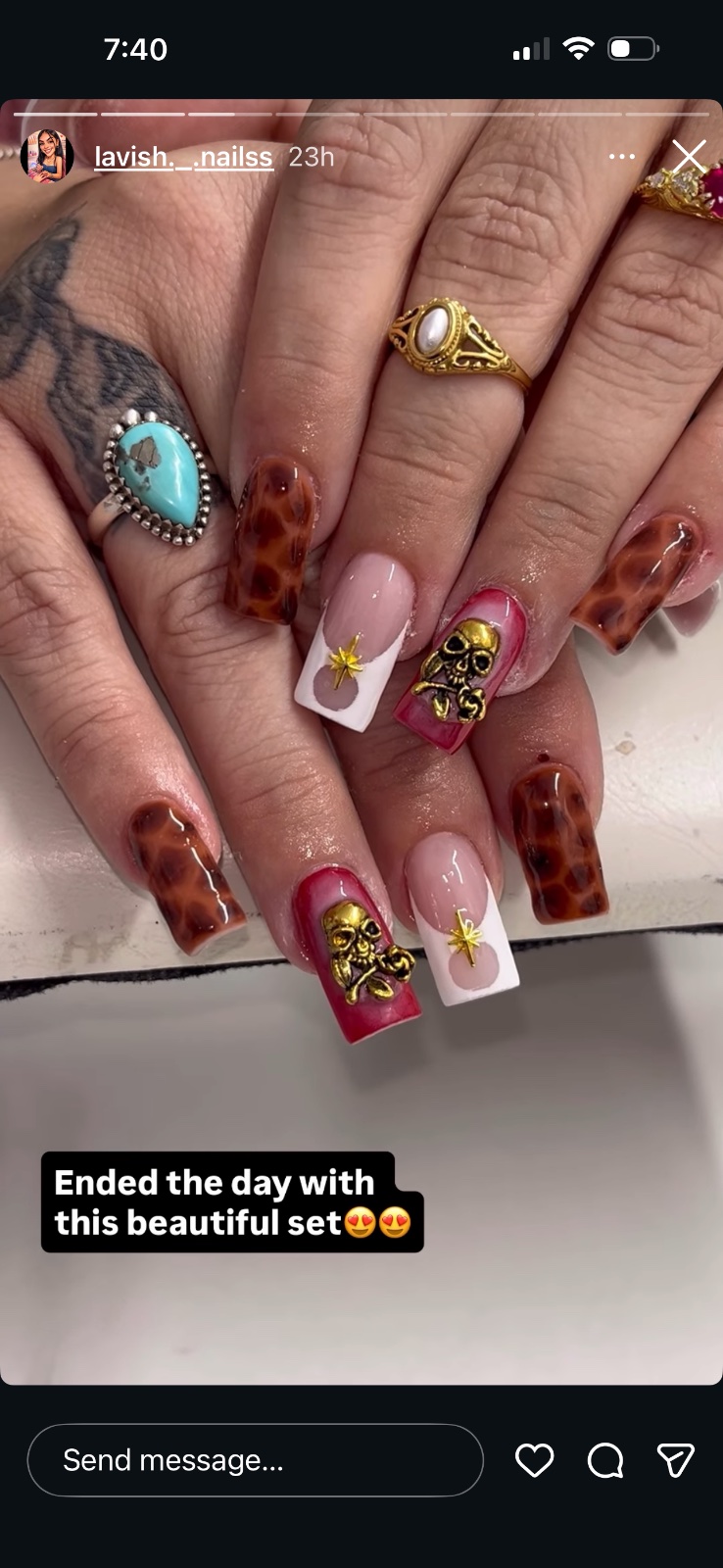 Nails done by @lavishnails